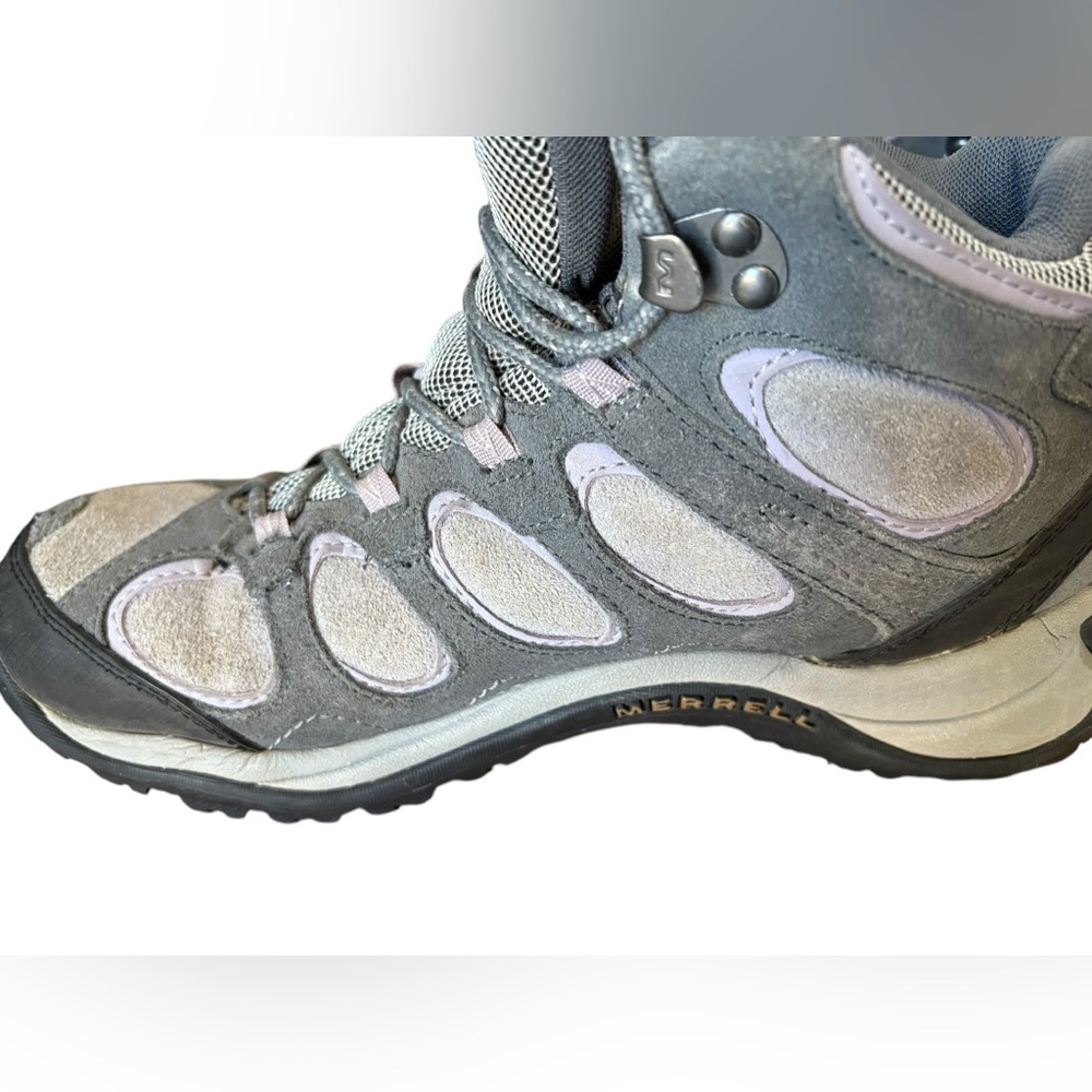 SOLD⭐️ 
Merrell Waterproof Castle Rock Hiking Boots size 9.5 Hyacinth outdoor - Picture 5 of 15